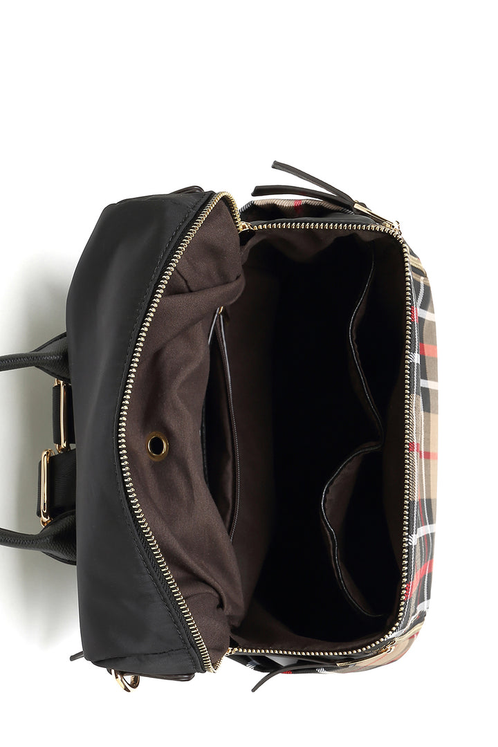 Nishi Plaid Backpack