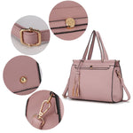 Load image into Gallery viewer, Shelby Satchel Handbag  with Wallet Vegan Leather Women
