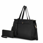 Load image into Gallery viewer, Shelby Satchel Handbag  with Wallet Vegan Leather Women
