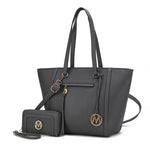 Load image into Gallery viewer, Alexandra Vegan Leather Women Tote Handbag with Wallet
