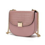 Load image into Gallery viewer, Brooklyn Crocodile Embossed Vegan Leather Women Shoulder Handbag
