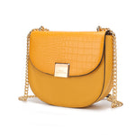 Load image into Gallery viewer, Brooklyn Crocodile Embossed Vegan Leather Women Shoulder Handbag
