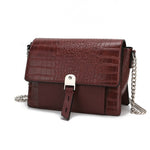 Load image into Gallery viewer, Hope Crocodile Embossed Vegan Leather Women Shoulder Handbag
