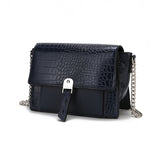 Load image into Gallery viewer, Hope Crocodile Embossed Vegan Leather Women Shoulder Handbag
