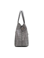 Load image into Gallery viewer, Aurelia Crocodile Embossed Vegan Leather Women Tote Handbag
