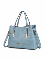 Load image into Gallery viewer, Aurelia Crocodile Embossed Vegan Leather Women Tote Handbag
