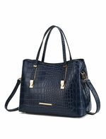 Load image into Gallery viewer, Aurelia Crocodile Embossed Vegan Leather Women Tote Handbag
