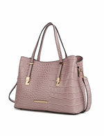 Load image into Gallery viewer, Aurelia Crocodile Embossed Vegan Leather Women Tote Handbag
