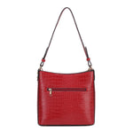 Load image into Gallery viewer, Bizzy Faux Crocodile Embossed Vegan Leather Women Shoulder Bag
