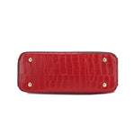 Load image into Gallery viewer, Bizzy Faux Crocodile Embossed Vegan Leather Women Shoulder Bag
