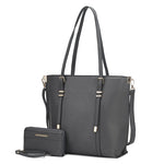 Load image into Gallery viewer, Emery Vegan Leather Women Tote Bag with Wallet
