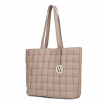 Load image into Gallery viewer, Rowan Woven Vegan Leather Women Tote Bag
