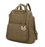 Load image into Gallery viewer, Torra  Milan “M” Signature Trendy Backpack
