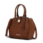 Load image into Gallery viewer, Lorena Snake embossed Vegan Leather Women Satchel Handbag
