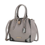 Load image into Gallery viewer, Lorena Snake embossed Vegan Leather Women Satchel Handbag
