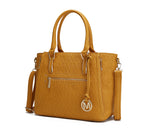 Load image into Gallery viewer, Cairo M Signature Satchel Handbag Vegan Leather Women
