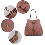 Load image into Gallery viewer, Wendy Bucket Bag with Wristlet
